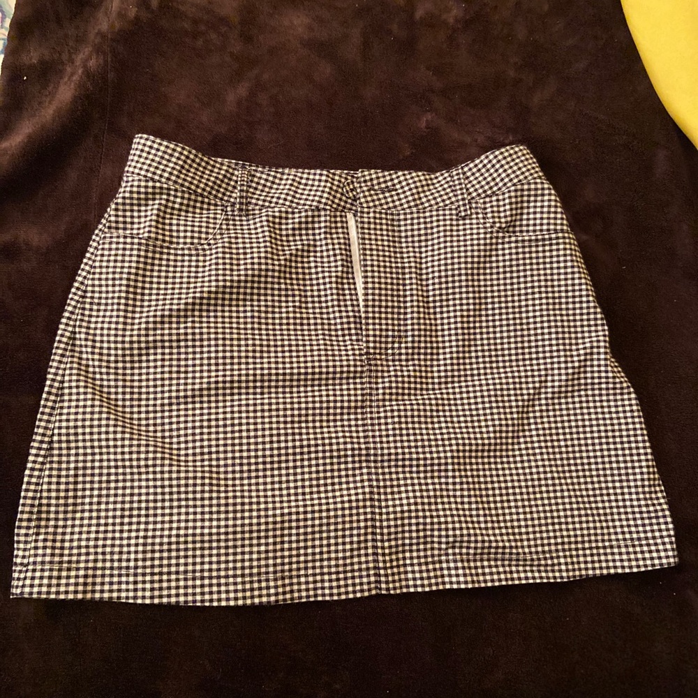 Black and white clueless skirt